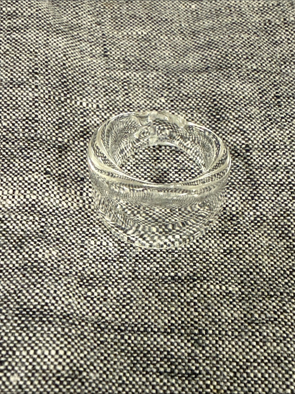 Clear Glass Lamp Work Ring